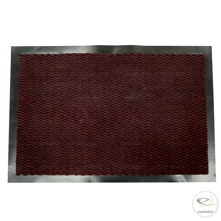 Tapis Antipoussière 60x90 cm - Paillasson Bordeaux