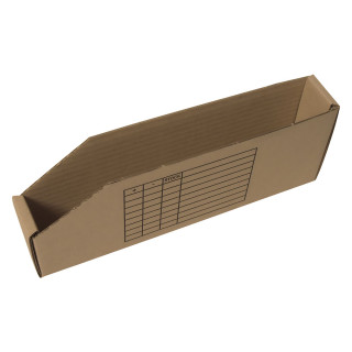 Bac de stockage carton 30 x 5 x 11 cm