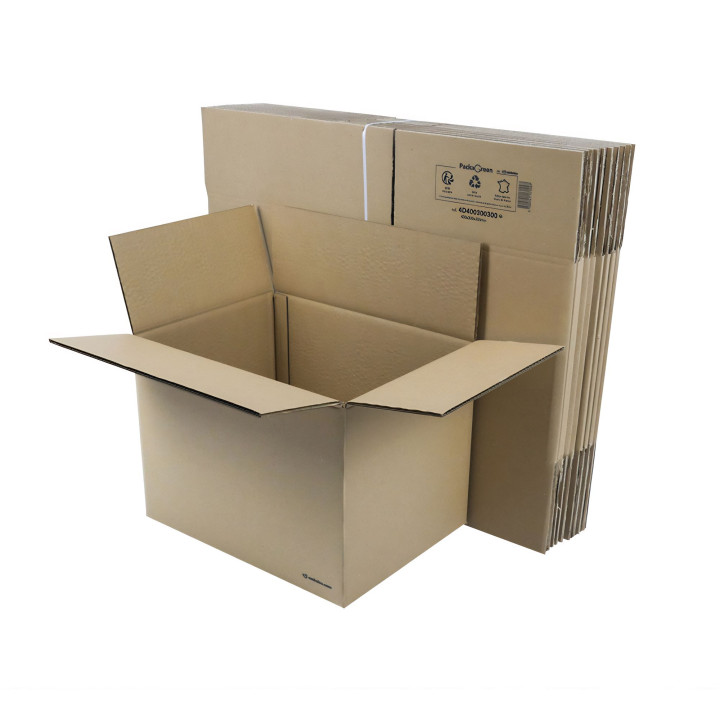 Carton double cannelure 40 x 30 x 30 cm type Galia A12