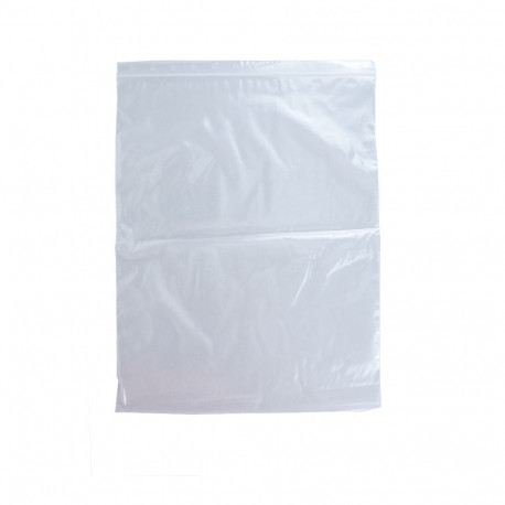 Bolsa de plástico con cierre Zip 30x40 cm - Transparente