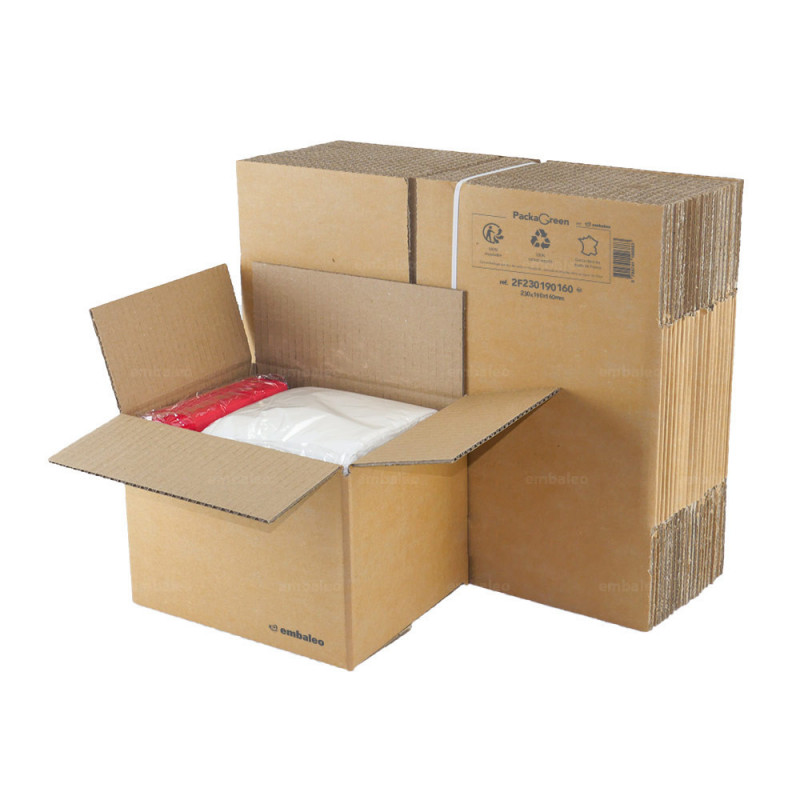 cajas de carton de canal simple de 80-55-34