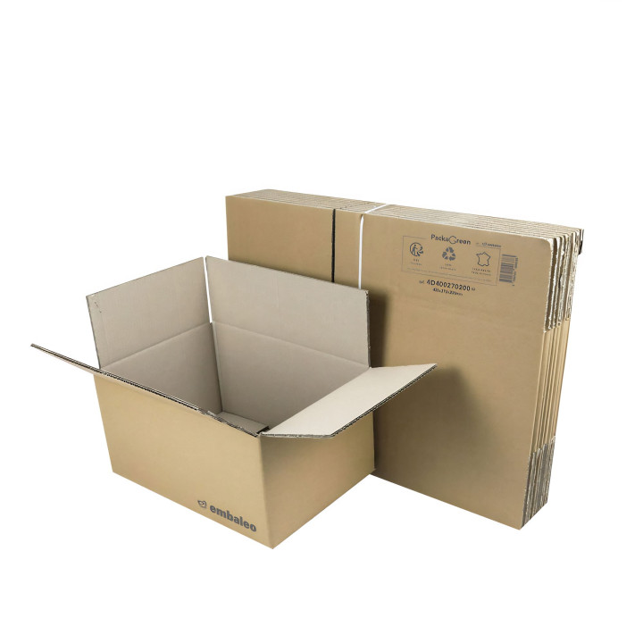 Carton double cannelure 40x27x20 cm