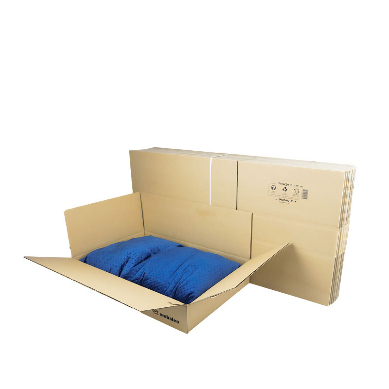 Caja cartón GRANDE de canal simple 50x45x80 cm Pack 5 Unds - Marloplast  Envases S.L.