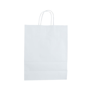 Sac kraft blanc 28 x 12 x 36