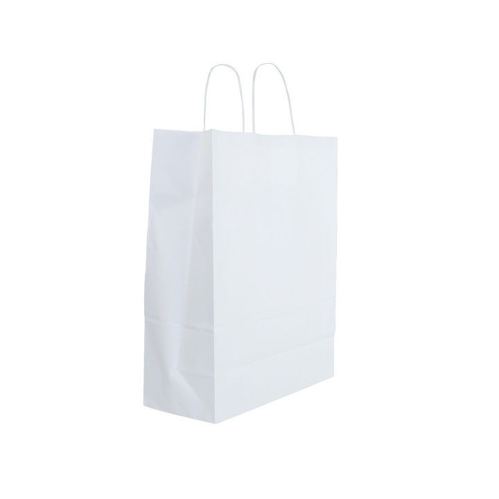 Sac kraft blanc 32 x 12 x 41