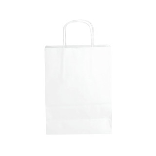 Sac kraft blanc 24 x 12 x 31