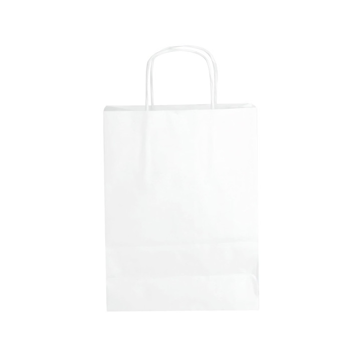 Sac kraft blanc 24 x 12 x 31