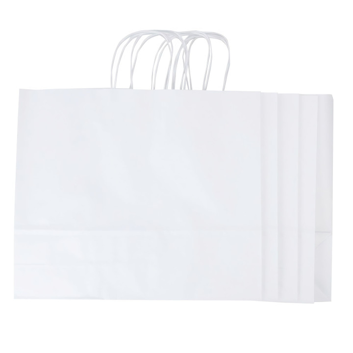 Sac kraft blanc 36 x 12 x 31