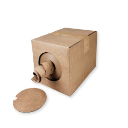 Caja distribuidora de papel kraft